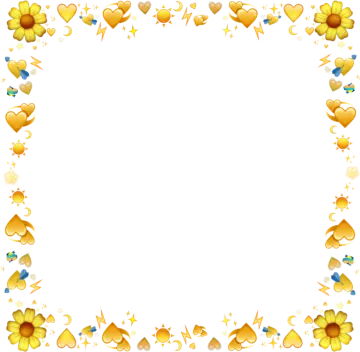 a gold frame with hearts and flowers