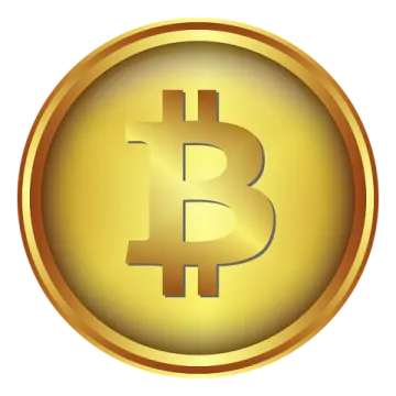 a golden bit coin