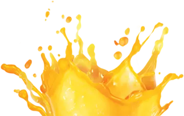 a splash of orange juice