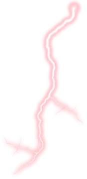 lightning on a white background