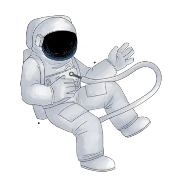 an astronaut in a spacesuit