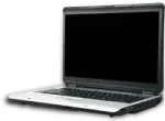 a laptop computer sitting on top of a table
