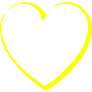 a black heart on a white background