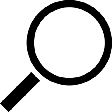a black and white image of a mag glass