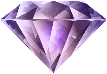 an illustration of a purple diamond
