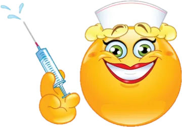 a smiley face with a sy in it's hand