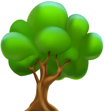 a tree with green leaves