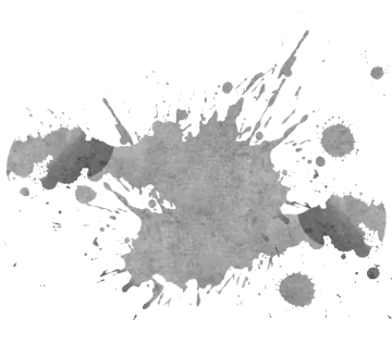 a black ink stain on a white background