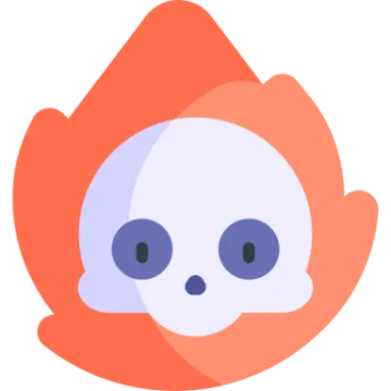 a skull in the shape of a flower