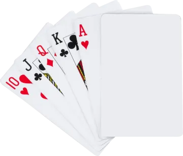 four aces playing cards on a white background