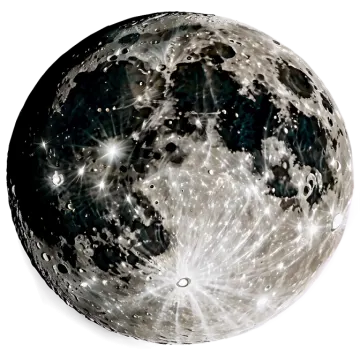 a black and white image of the moon