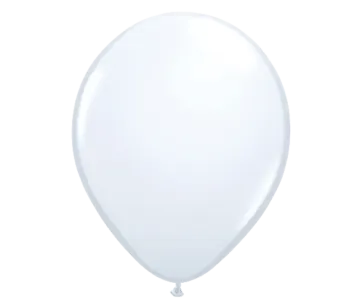 a white balloon is shown in this image