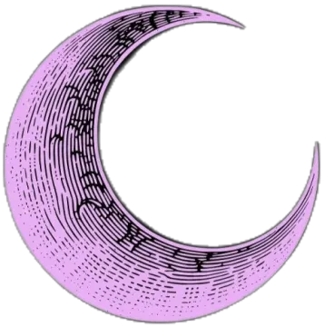 a drawing of the moon