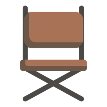 a brown and black office chair