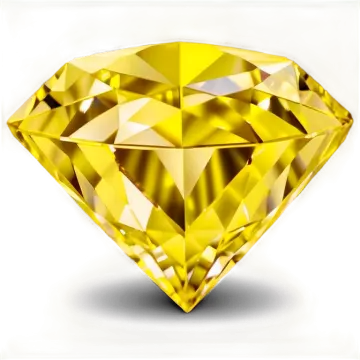a yellow diamond on white background