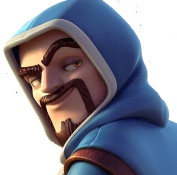 a cartoon character in a blue hoodie