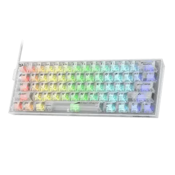 a computer keyboard with colorful leds