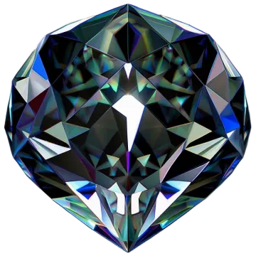 a diamond on a white background
