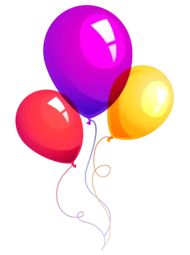 a bunch of balloons