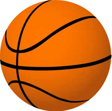 a basketball ball on a white background