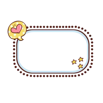 a blue frame with stars and a heart