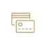 an image of a credit card on a white background