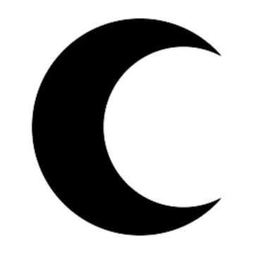 a black and white image of the moon