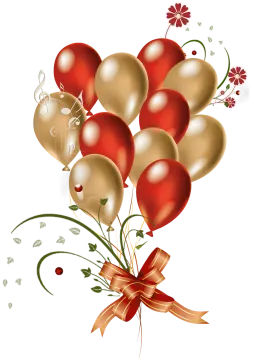 a bunch of balloons on a white background