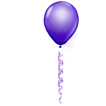 the balloon is purple