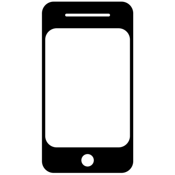 a black and white image of an iphone