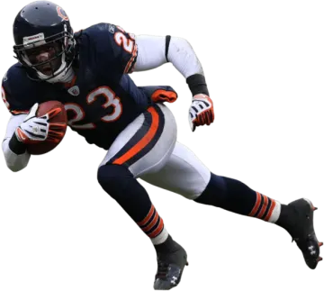 a football player running with the ball