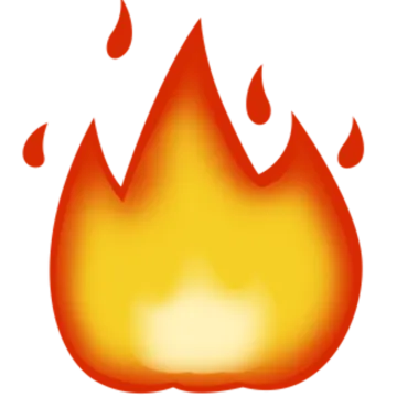 a fire with red and yellow flames