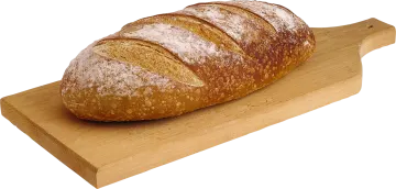 bread on a cutting board
