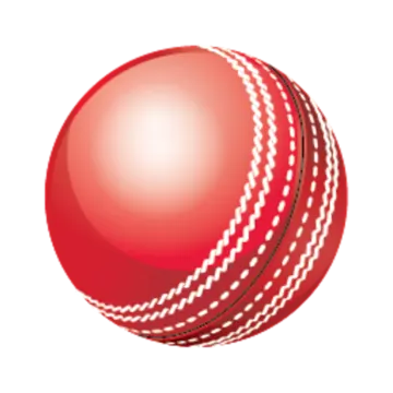 a red cricket ball
