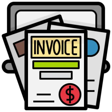 a folder with the word invoc on it