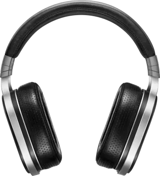 a pair of headphones on white background