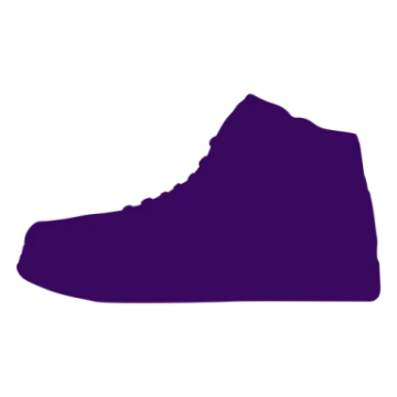 the silhouette of a pair of shoes