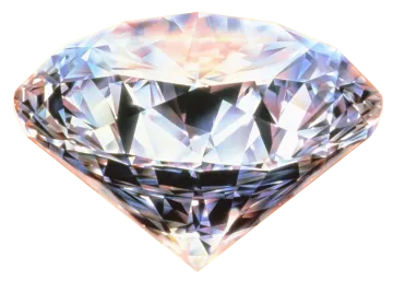 a diamond on a white background