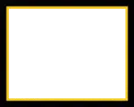 a black and yellow frame with a white background