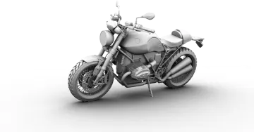 a motorcycle is shown on a white background