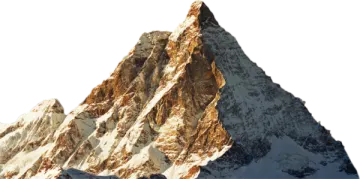 a snow covered mountain