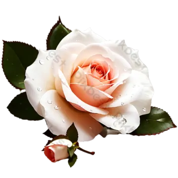a white rose with water droplets on it