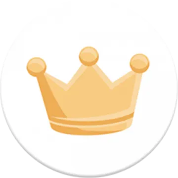 a yellow crown on a white background