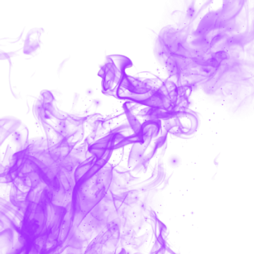 purple smoke on a white background