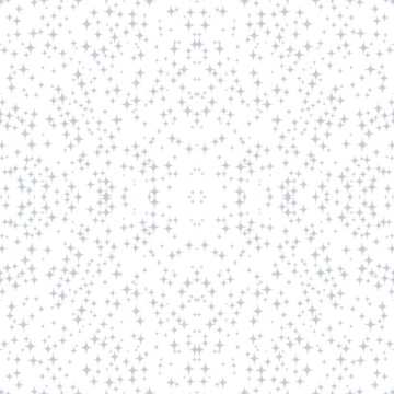 a white background with silver stars