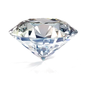 a diamond on a white background