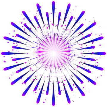 a burst of paint on a white background