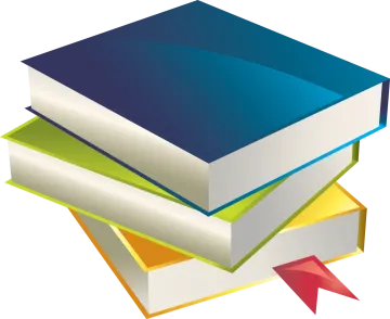 three books stacked on top of each other books