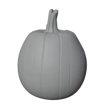 a white pumpkin sitting on top of a table