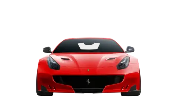 a red ferrari car on a white background